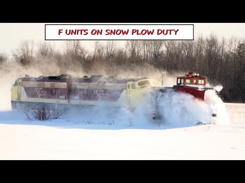 F UNITS ON SNOW PLOW DUTY