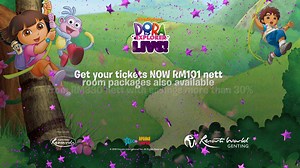 Nickelodeon’s Dora the Explorer LIVE! Search for the City of Lost Toys | 24 Nov 2018 – 01 Jan 2019 🕺🎤🎶It’s time to dance, play, and sing along with Dora on her adventure through the jungle together with Diego, Map, Boots, Backpack and other friends. Watch out for the sneaky Swiper 🦊 too! Grab your ticket 🎟 now: http://erwg.my/cnTDn #ComeOnUp #ExcitingThingsAreHappening #YouMatter #NickelodeonsDoraTheExplorer | Resorts World Genting