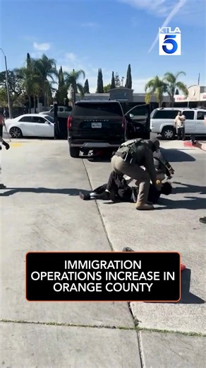Community watchdog groups say they’re seeing an increase in immigration enforcement activity across Orange County and are preparing for more. KTLA’s @jilliansmukler has the report. | KTLA 5 News