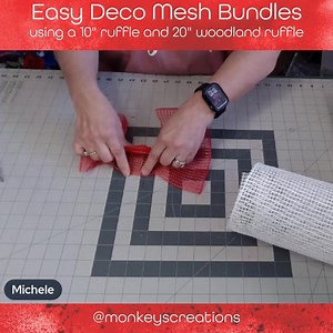 80K views · 885 reactions | The perfect way to add colorful coverage to your wreath game with EASY deco mesh techniques! Visit me on YouTube for more #protips! #decomesh #wreath #monkeyscreations | Monkey’s Creations | Facebook
