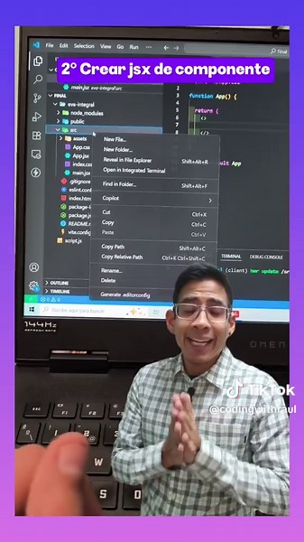 Coding with Raul on TikTok