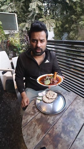 Shoaib Arora on Instagram: "Mutton Nihari at its Best! Tasting Time. #food #india #delhi #indianfood"