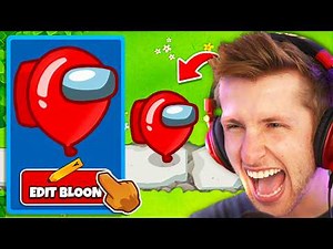 CUSTOM BLOON 1v1 BATTLE! (Custom Bloons Mod in BTD 6)