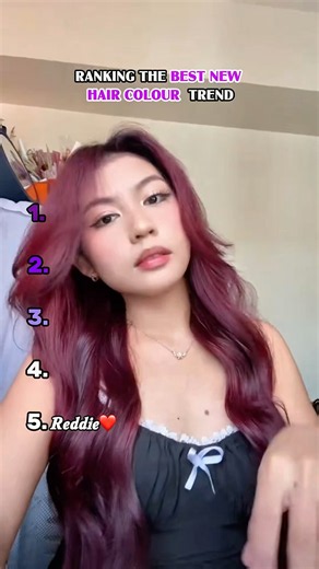 Ranking the best new hair colour trend 💕✨ #curlyhair #colourtrend #newtrend