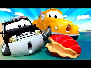 Car Patrol - Special Summer-Water mystery - Car City ! Police Cars and fire Trucks for kids