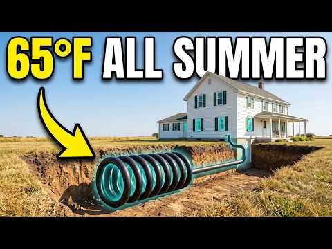 Why Do Amish Homes Stay 65°F All Summer Without AC? This $40 Underground Method Is the Answer.