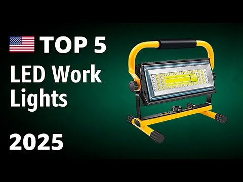 TOP—5. Best LED Work Lights (Cordless, with Tripod) 2025