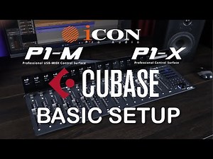 P1-M DAW Controller & P1-X DAW Control Expander Basic Setup with Cubase/Nuendo