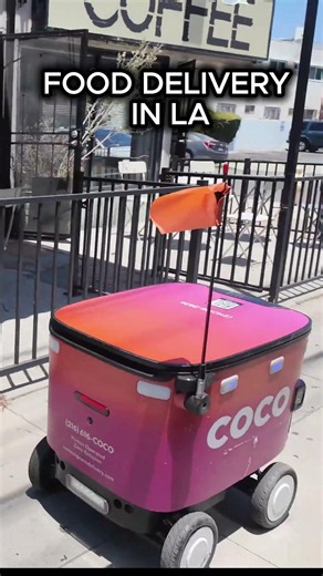 You Can Order Food From This Robot in Los Angeles! 🤖