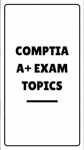 CompTIA A+ 2026 ALL Topics Explained → 220-1201 Core 1 + 220-1202 Core 2 (Full Breakdown!)