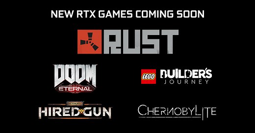 NVIDIA DLSS: Coming To Rust, DOOM Eternal, LEGO Builder’s Journey And More This Month
