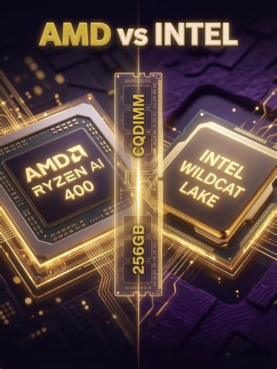 ثورة المعالجات في CPU-Z تحديث CPU-Z الجديد يدعم معالجات Ryzen AI 400 وWildcat Lake، مع توفير دعم لذواكر CQDIMM بسعة 256 جيجابايت لعام 2026. #gamer #gaming #game #gamingcity #AMD #INTEL