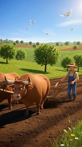 Why Ploughing Was Done with Oxen? 🐂🌾 Ever wondered why farmers used oxen to plough fields in the past? 🌱 In this short science & history explainer, we reveal the logic behind this traditional practice. #ScienceFacts #DidYouKnow #HistoryExplained #LearnWithFun | Snap Study