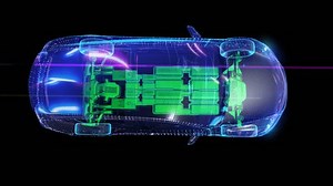 Electric Car Top View Abstract 3d Stock Footage Video (100% Royalty-free) 1102827575 | Shutterstock