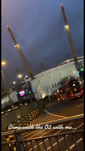 Come walk the O2 with me... @gracecarroll41 @ben_alexander_johns #fyp #O2 #views #london