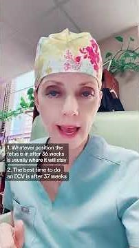 What is an external cephalic version?