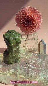 160 reactions | Infuse your healing practice with the energies of the Divine Feminine with this gorgeous Compassion Stone Goddess Body. Find today’s other new offerings here  https://sg.rocks/new ☀️ Including this Wooden Lotus Tray with Crystal Trio, these Bloodstone Chip Stones & much more! Save 24% with code FIREWORKS  | Sage Goddess | Facebook