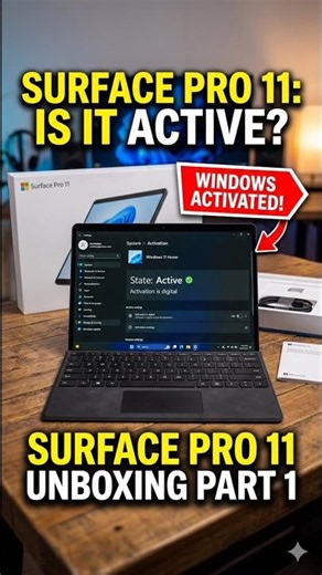 Surface pro 11 Unboxing Part 1 #surfacepro11