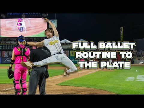 Batter Does Full Ballet Performance to the Plate | The Savannah Bananas