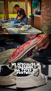 2.6K views · 580 reactions | Dirty kicks? Don’t hide them—restore them! At Magic Lab Sneaker Laundry, we bring your sneakers back to life with our premium cleaning and care services. From everyday wear to luxury pairs, we handle them all with precision. | Magic Lab Sneaker Laundry | Facebook