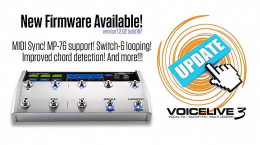 TC-Helicon Releases Major Firmware Update for VoiceLive 3