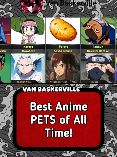 part 2 | Best Anime PETS of All Time! #naruto #sololeveling #blackclover #dragonball #anime