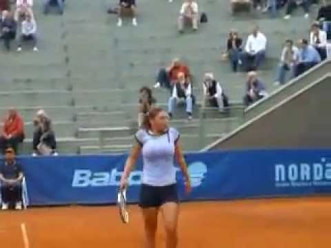 Simona Halep final Bonfiglio 2008 matchpoint