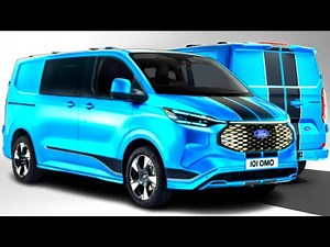 New 2023 Ford E-Transit Custom Sport Double Cab-In Van - Review, Exterior, and Interior