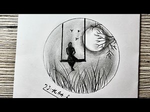 Einfach Landschaft Zeichnen Met Bleistift | Zeichnen Lernen Schritt Für Schritt