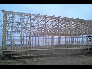 Pole shed fail. 60mph wind