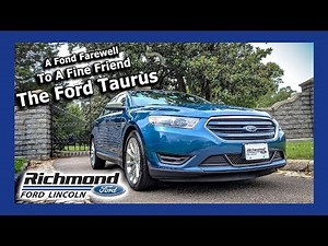 2018 Ford Taurus Review: One Last Drive