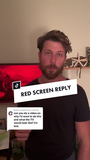Red Screen TV Settings Explained