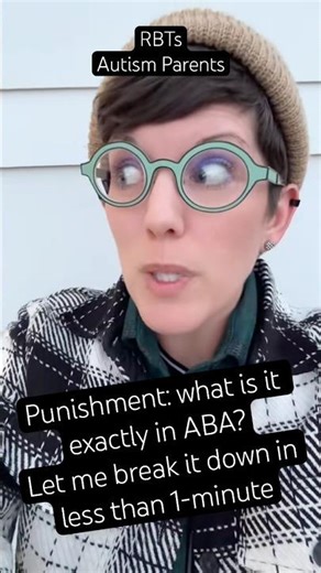 Punishment in #behavioranalysis and #abatherapy and what it means in less than 1 minute