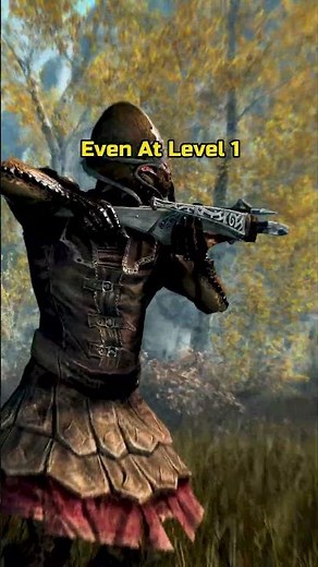 How To Get A Crossbow At Level 1 In Skyrim! #gaming #skyrim #shorts