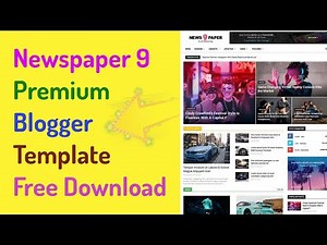 Newspaper 9 Premium Blogger Template Free Download