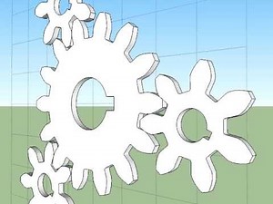 Keyframe Animation - Rotating Gears 2