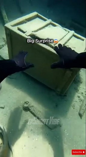 AI Diver Opens a Mysterious Underwater Box 😱 | Fictional POV