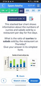 07:54M邓Sparx Maths12,171 XP3A3B3C3D3E3FBookwork code... | Filo