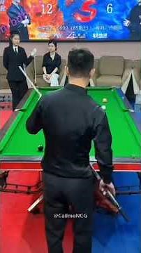 This snooker trick shot is absolutely insane