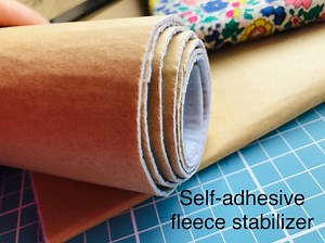 Peel and Stick Fleece Stabilizer, Self-adhesive Interfacing, Smackdown Stabilizer for Bags, Clothes, Quilts, Table Runners, Coasters F6 - Etsy