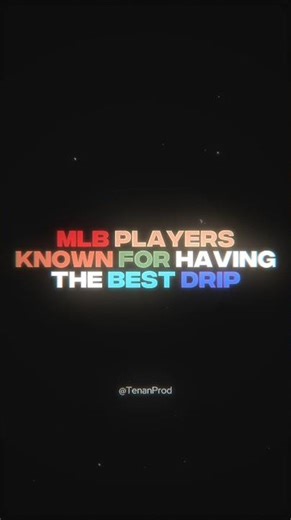 MLB Players Known For Having The Best Drip. #shorts