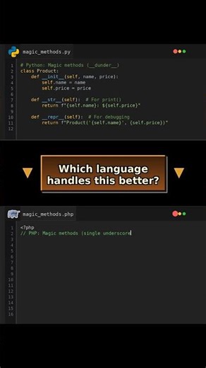 Magic Methods: __dunder__ vs __magic__ #phptricks