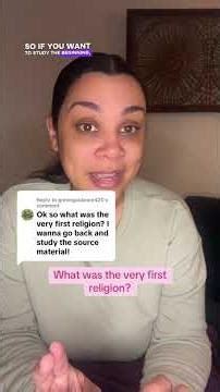 What was the very first religion?