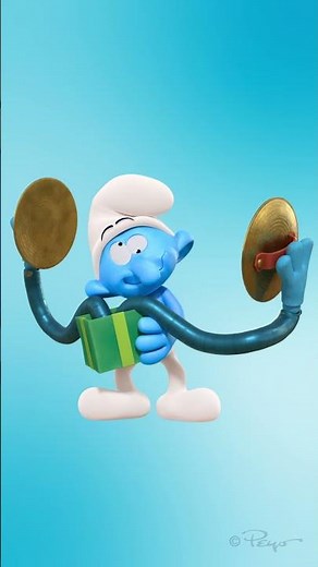 Smurf Gets a Dizzy Surprise! #Smurfs #youtubeshorts