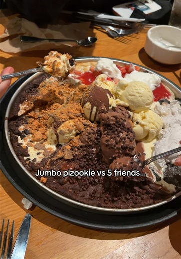 Jumbo Pizookie Challenge with Friends