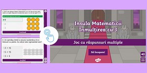 Înmulțirea cu 3 – Joc online cu răspunsuri multiple