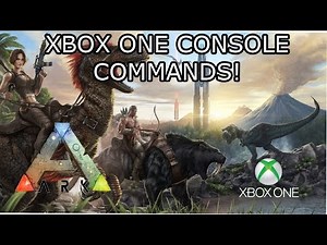 ARK: SURVIVAL EVOLVED XBOX ONE CONSOLE COMMANDS!