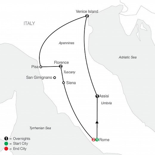 Italy's Great Cities - Globus (9 Days From Rome to Rome)