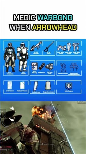 ARROWHEAD GIVE US A MEDIC WARBOND AND MY LIFE IS YOURS - #helldivers2