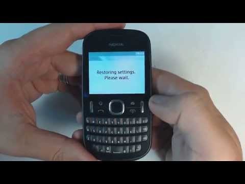 Nokia Asha 201 factory reset